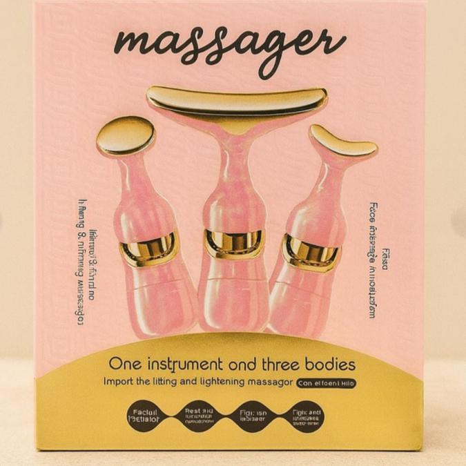 Лифтинг масажор 3-в-1  против бръчки, стягане и подмладяване