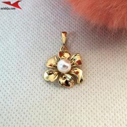 Висулка с 14К златно покритие и с цирконий