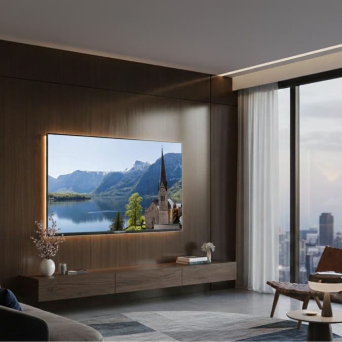 Телевизор Rancore T-55-s-14  55 инча 4K Android Smart TV с Wi-fi, чер