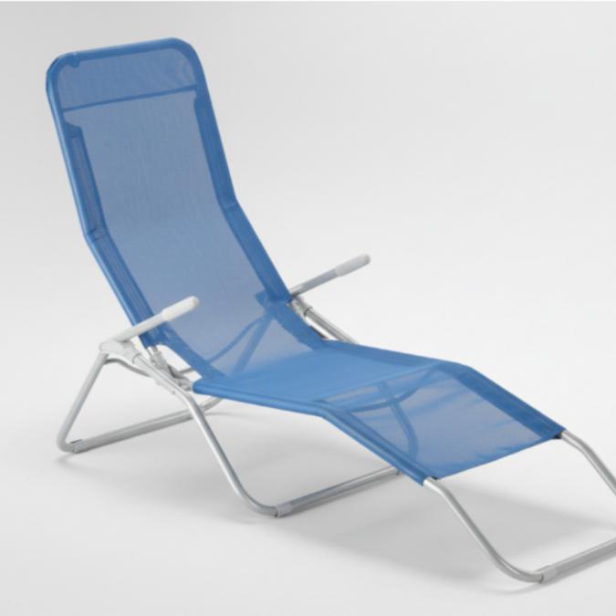 Градински шезлонг с поставка за крака - модерен и удобен за релакс