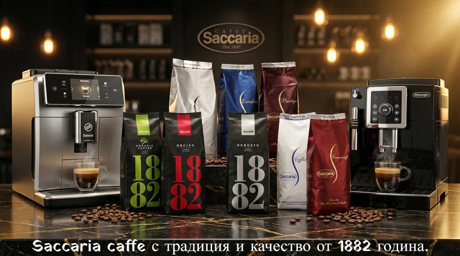 Премиум кафе на зърна Saccaria