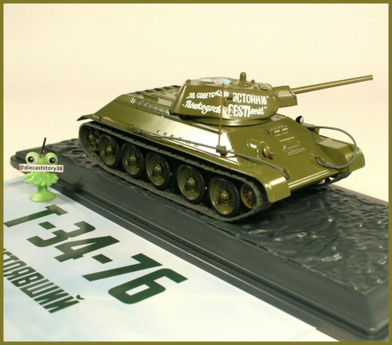 Моделче на танк Т-34-76, в мащаб 1 43