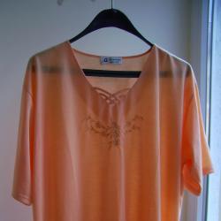 3xl- Нова блуза в цвят Peach Echo