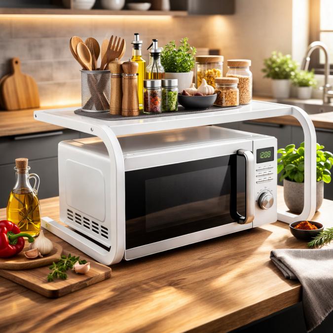 Поставка органайзер за микровълнова фурна, многофункционална, изработе