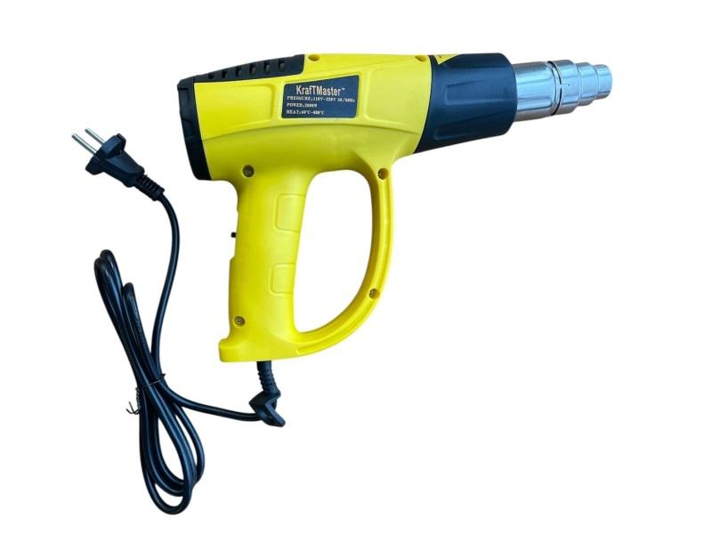 Пистолет за горещ въздух Kraft Master, 2000w, до 680 C