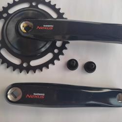 Продавам колела внос от Германия Нови алуминиеви курбели Shimano Nexus