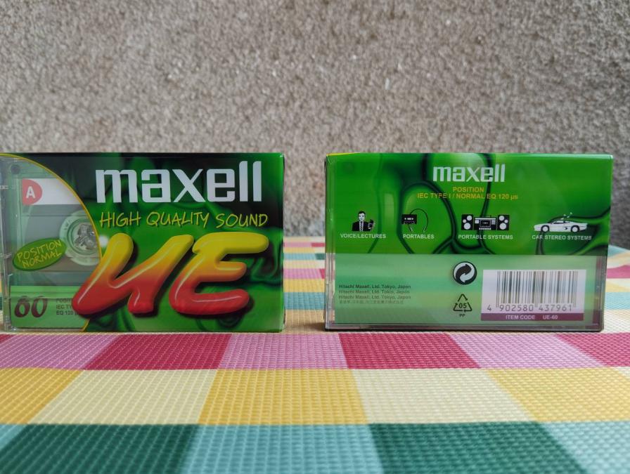 Maxell Нови аудио касети