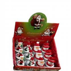 12 Коледни ароматни чаени свещи в кутия