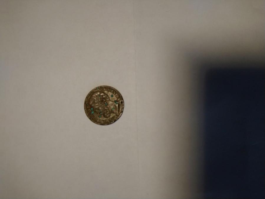 Монета 2 бани 1879 г.