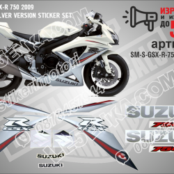 Suzuki Gsx-r 750 2009 - White Silver Version