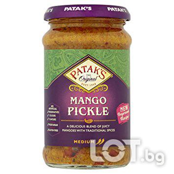 Patak Mango Pickle Medium Патакс Манго Туршия 283гр