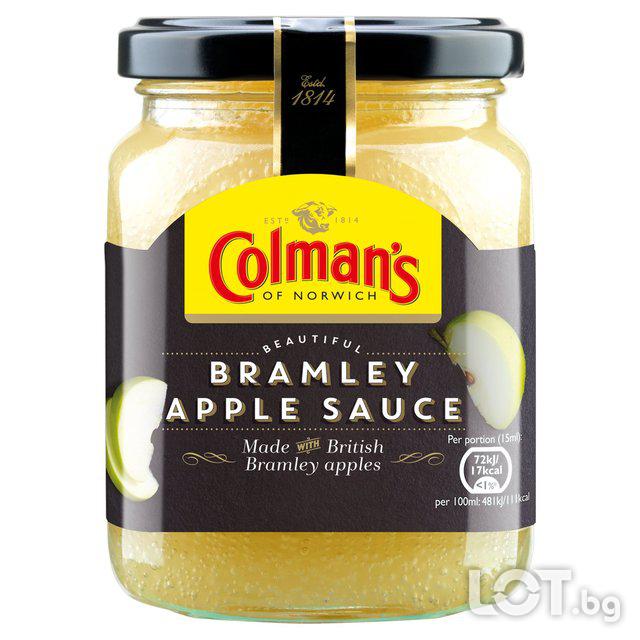 Colman s Bramley Apple Sauce Колманс Ябълков Сос 155гр