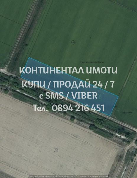 Код 62911. Оризище 3700м2, кат. 9-та, намира се на изток от селото на