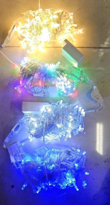 Коледни LED лампички, 100бр лампички 10 метра гирлянд.