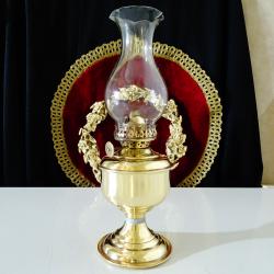 Бронзова газена лампа, перфектна.