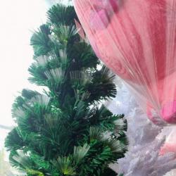 Коледна елха с вградени светлини - магията на Коледа - 150см