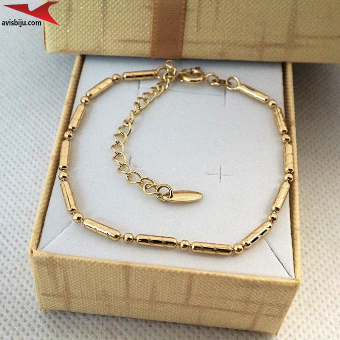 Гривна с 14К златно покритие