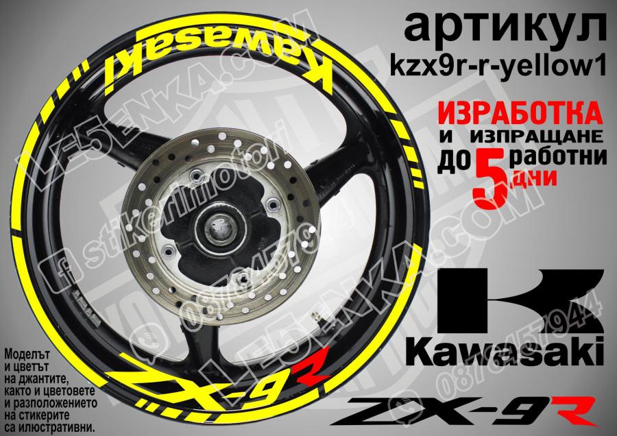 Kawasaki Zx-9r Yellow
