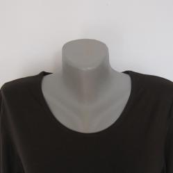 Нова блузка, размер XL, тъмно кафява