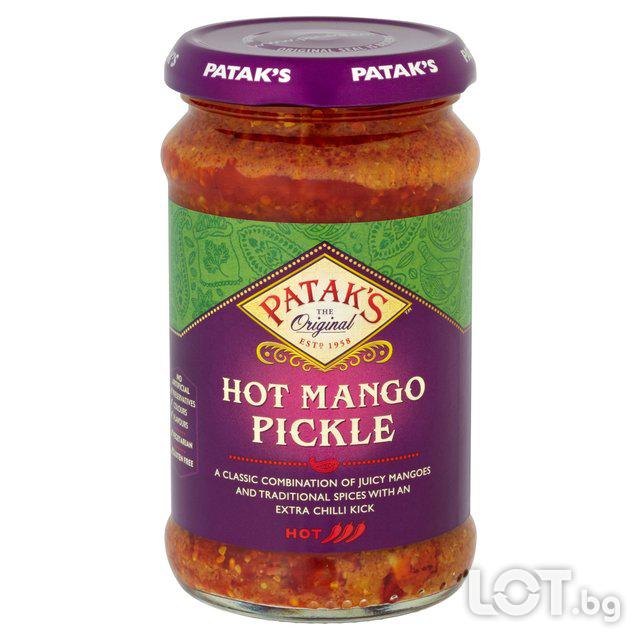 Patak Hot Mango Pickle Патакс Люта Манго Туршия 283гр