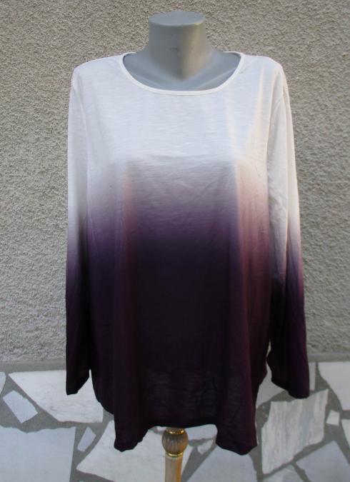 4XL Нова блуза в преливащи цветове