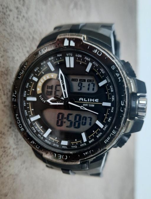 Alike-qartz-ak15115-water resistant-мъжки часовник