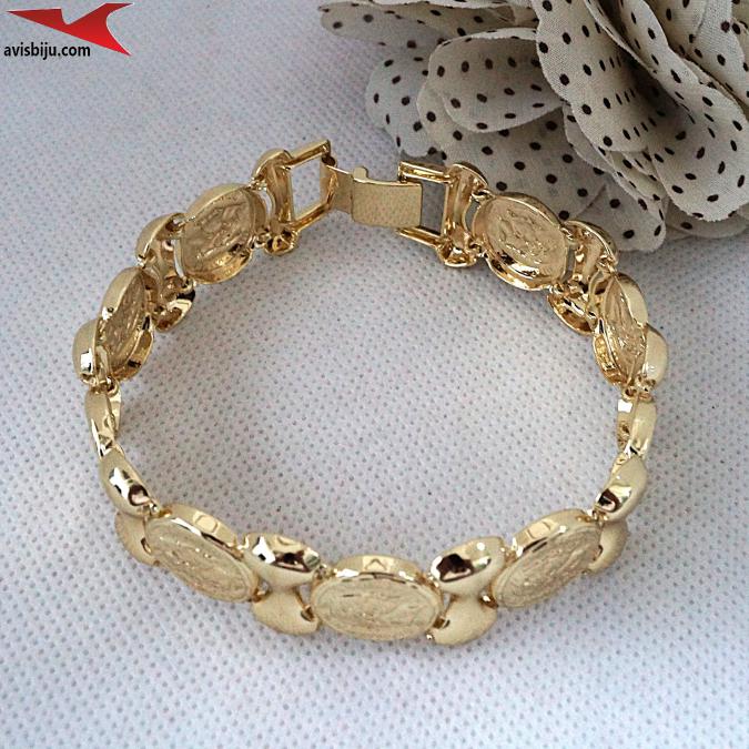 Гривна с 14К златно покритие