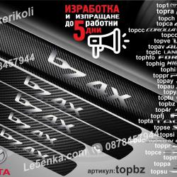 Toyota bz4x прагове от карбон