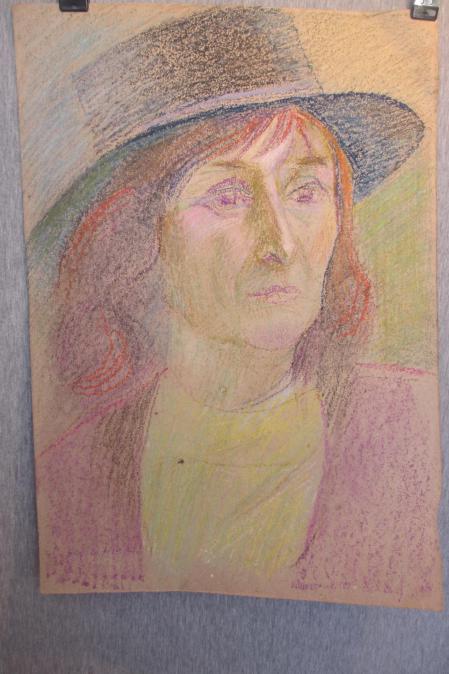картина портрет на жена от Елка Найденова