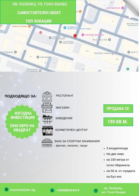 Продава се самостоятелен обект