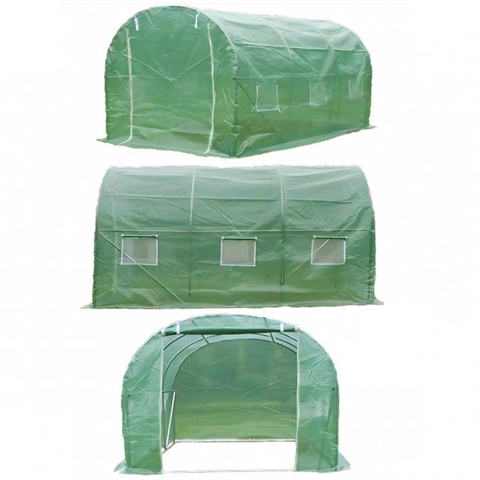 Резервно покривало за оранжерия 3x2x2м  Армирано UV, с цип и прозорц