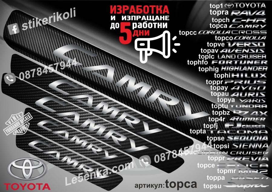Toyota Camry прагове от карбон