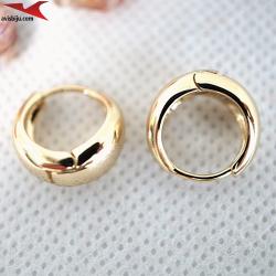 Обеци с 14K златно покритие