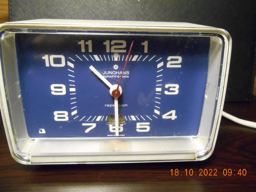 Junghans Synchro - Vox - Alarm Clock Vintage 1974
