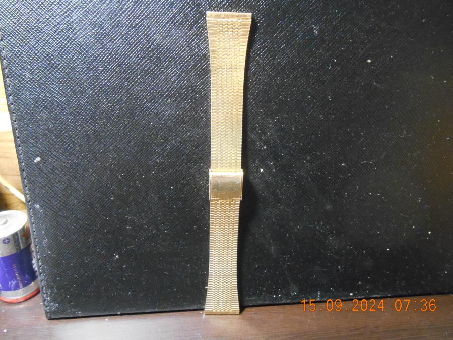 Gold color Watch Strap 20mm - ретро верижка