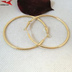 Обеци с 14К златно покритие