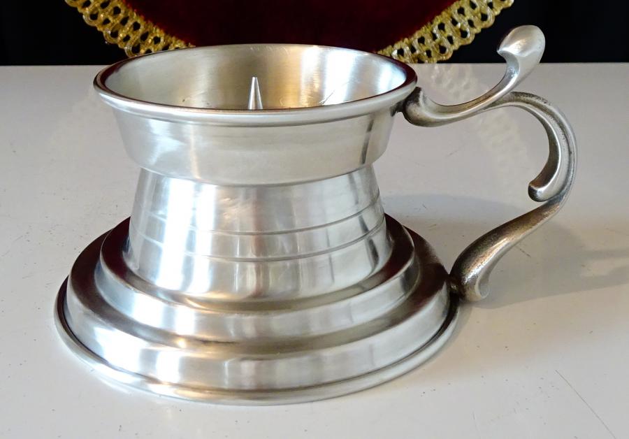 Калаен свещник с дръжка Weber Germany.