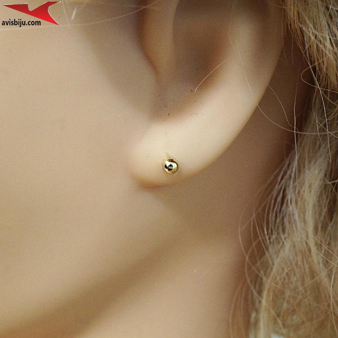 Обеци с 14К златно покритие