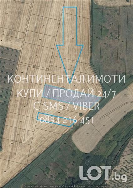 Код 63217. 2 ниви 4250м2 общо заедно или поотделно, в мест. Узун Пар