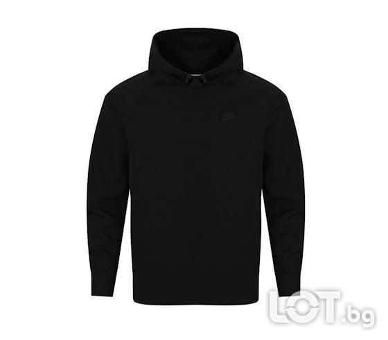 Мъжки суитшърт Nike Tech Fleece pullover hoodie черен XXL