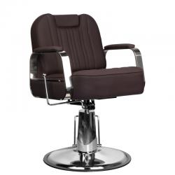 Бръснарски стол Rufo -черен кафяв