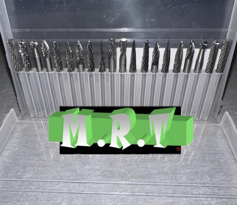 20бр фрези от волфрамов карбид