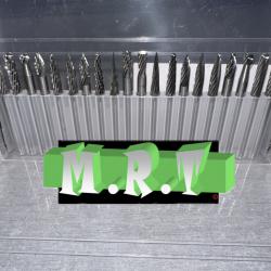 20бр фрези от волфрамов карбид