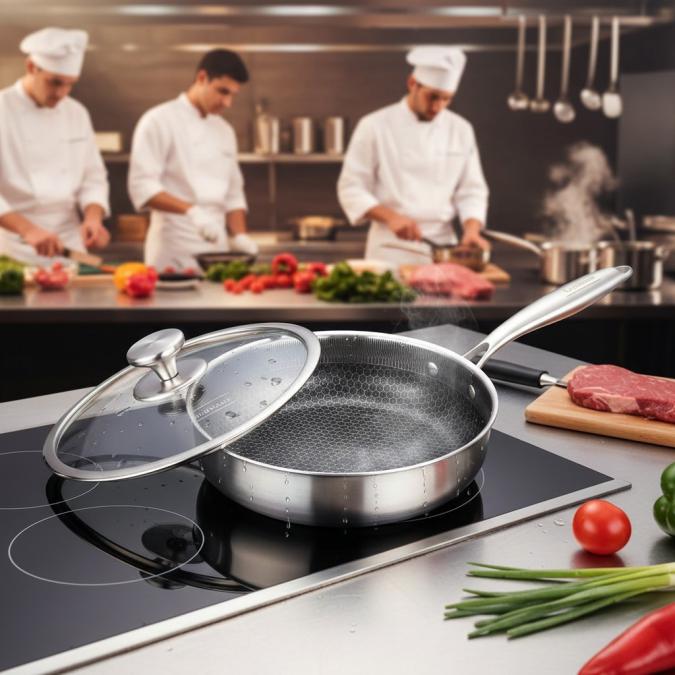 Тиган с капак Goldmann Fusionhex Pro, Дълбок, Незалепващо Покритие, не