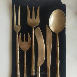 Лъжица, вилица, нож, комплект 1970 г.