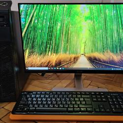 Компютър Thinkcentre Голям плосък монитор 24 инча Acer Безжична ми