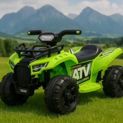 Детско акумулаторно ATV Nv-j320 6V  LED светлини, USB музика и офроуд