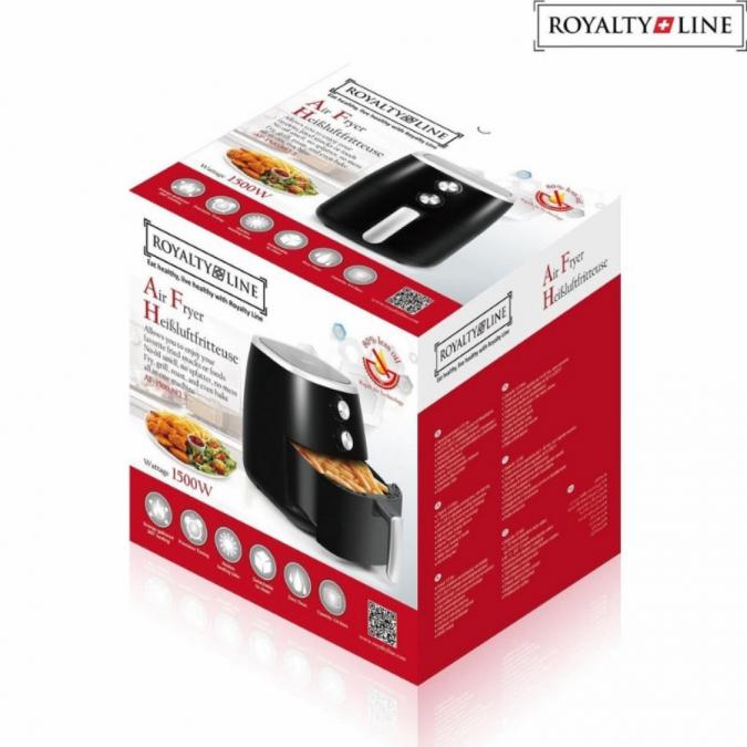 Уред за готвене с горещ въздух Royalty Line Rl-af1500.37d - Air Fryer