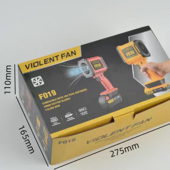 iolent Fan F019 Мощен безжичен вентилатор
