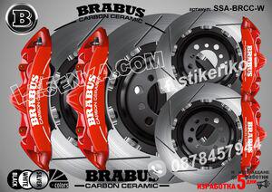 Brabus Carbon Ceramic надписи за капаци на спирачни апарати